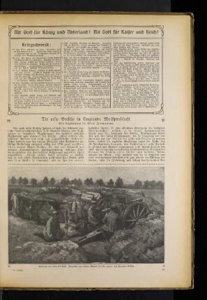 Die erste Bresche in Englands Weltherrschaft.