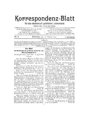 Der Etat des Ministeriums der geistlichen, Unterrichts- und Medizinalangelegenheiten für das Jahr vom 1. April 1903/04 : (Schluss)