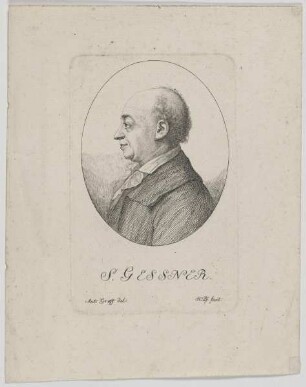 Bildnis des S. GessnerBildnis Salomon Gessner