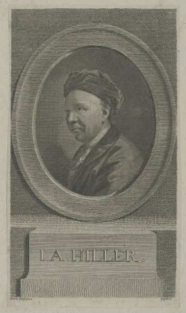 Bildnis des I. A. Hiller