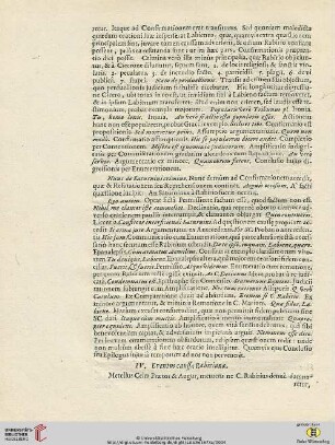 IV. Eventus caussæ Rabirianæ