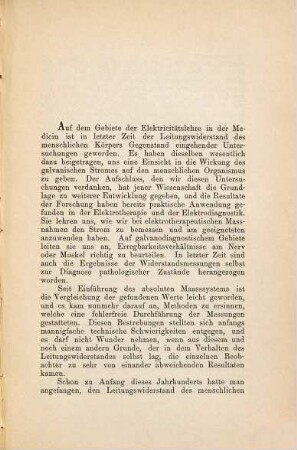Die kataphorischen Wirkungen des galvanischen Stromes in der Medicin