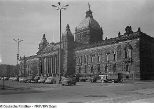 Leipzig. Ehemaliges Reichsgericht (Georgi-Dimitroff-Museum), Haupteingangsseite