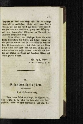 Aus Württemberg : [Schulnachrichten]