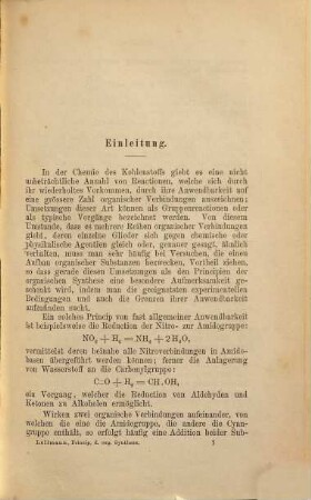 Principien der organischen Synthese