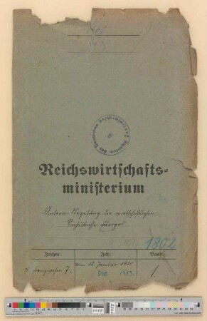 Internationale Regelung der wirtschaftlichen Verhältnisse Europas