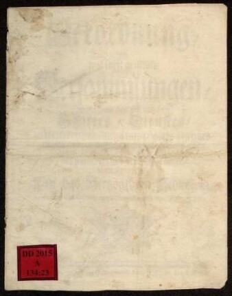 Verordnung/ In wie weit geistliche Versammlungen/ ausserhalb des öffentlichen Gottes-Dienstes/ zu weiterer Erbauung und Gottes-Furchts-Ubung, unter Aufsicht derer Lehrer eines jeden Ohrtes, zugelassen, und welche dahingegen, als unzuläßig und verdächtig untersaget seyn solle : Für das Hertzogthum Schleswig. de dato Christiansburg zu Copenhagen, d. 13. Febr. 1741.