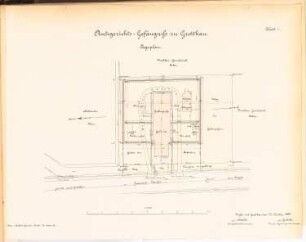 Amtsgerichtsgefängnis, Grottkau: Lageplan 1:400
