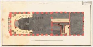 Königliches Schauspielhaus, Potsdam: Grundriss 2. Rang Logen