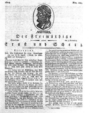 Nro. 220., Sonnabend den 3. November