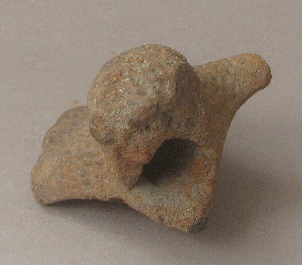 Clay head (fragment)