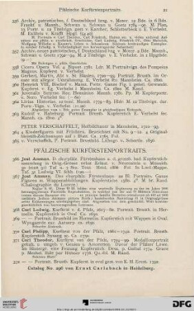 Pfälzische Kurfürstenportraits (Nr. 366-400)