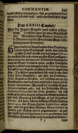 Das XXXIII. Capitul.