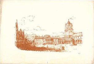 Fischer, Theodor; Köln; Werkbundausstellung, Wandelhalle - Perspektive