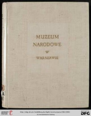 6: Rocznik Muzeum Narodowego w Warszawie
