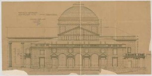 Thiersch, Friedrich von; Wiesbaden; Kurhaus - Südfassade (Ansicht)