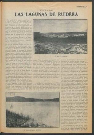 Rutas de turismo : Las lagunas de Ruidera