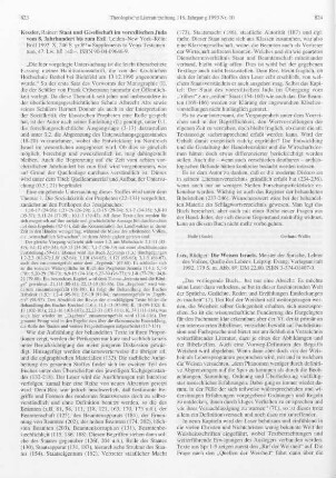 824-825 [Rezension] Lux, Rüdiger, Die Weisen Israels