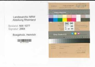 Entnazifizierung Heinrich Boegeholz , geb. 00.00.0000 (Feuerwehrmann)