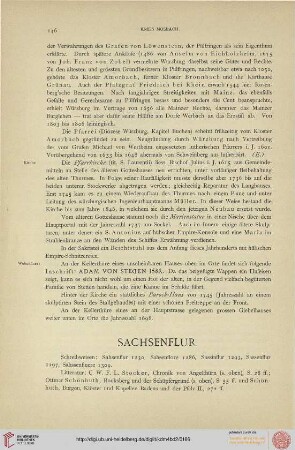 ⟦Sachsenflur⟧