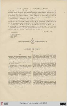 7: Lettres de Milan, [3]