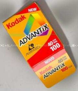 Kodak-Advantix-100 Film, Verpackung