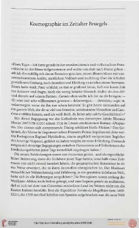 Kosmographie im Zeitalter Bruegels