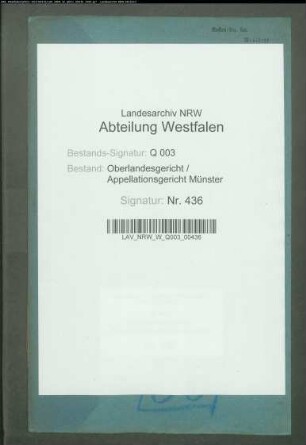 Fürst Alfred Salm-Salm ./. Graf von Salm-Hogstraeten wegen Erbstreitigkeiten XXXIX