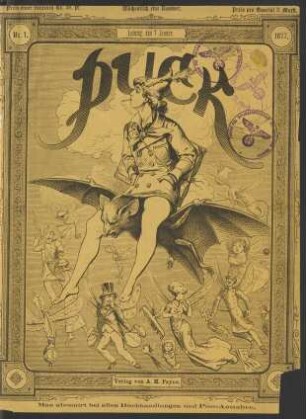 1877, Nr. 1 (7. Januar 1877)-Nr. 4 (28. Januar 1877): Puck