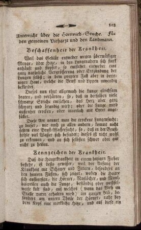 Beschaffenheit der Krankheit.