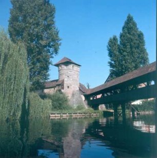 Nürnberg. Blick über die Pegnitz