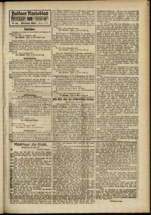 Zweite Ausgabe vom Samstag, den 15. November 1919.