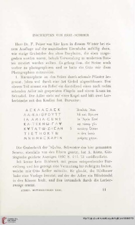 23: Inschriften von Eski-Schehir