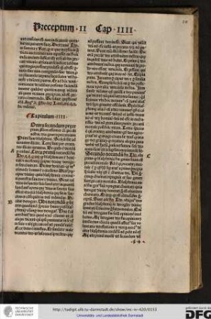 [C]ontra secundum preceptum Non assumes etc. peccant adhuc tria genera peccatorum, primi sunt blasphemi...