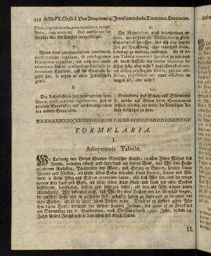 932-943, I. Adoptionis Tabulae. - VII. Condirmatio Privilegiorum.