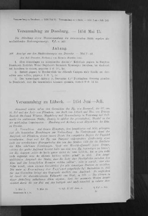 Versammlung zu Lübeck. - 1454 Juni-Juli.