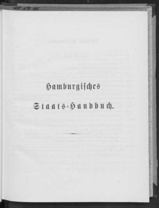 Hamburgisches Staats-Handbuch.