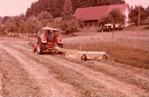 Fotografie: Futterernte, Mähwerk, Trommelmähwerk