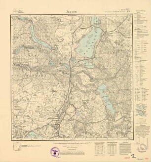 1771 (alte Nr.: 456) Jassen, Meßtischblatt (4cm - Karte)