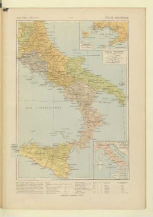 Italie ancienne partie méridionale, Campaine partie maritime, Italie en XI régions sous Auguste