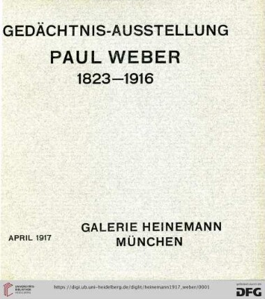 Gedächtnis-Ausstellung Paul Weber