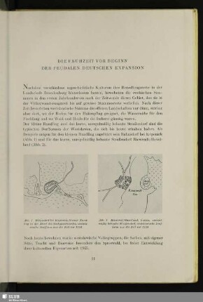 Die Frühzeit Vor Beginn Der Feudalen Deutschen Expansion