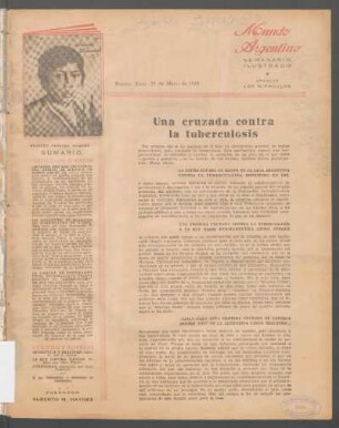 Una cruzada contra la tuberculosis