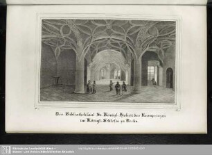 Der Bibliotheksaal Sr. Königl. Hoheit des Kronprinzen im Königl. Schlosse zu Berlin