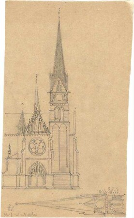 Schmidt, Heinrich von; München; St. Maximilian - Teilansicht, Detail