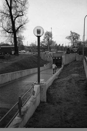 Übergabe der Fußgängerunterführung unter der Ebertstraße beim Albtalbahnhof