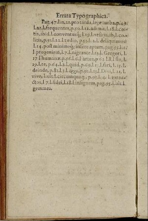 Errata Typographica.