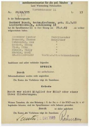 Busch, Gerhard