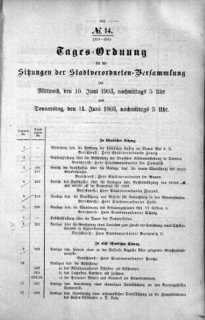 10.+ 11. Juni 1903
