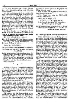 Reichshaushalts- und Besoldungsblatt : [Allgemeine Verwaltungssachen] ; [Für das Reich] ; [Amtliche Erlasse] ; [Amtlicher Teil]